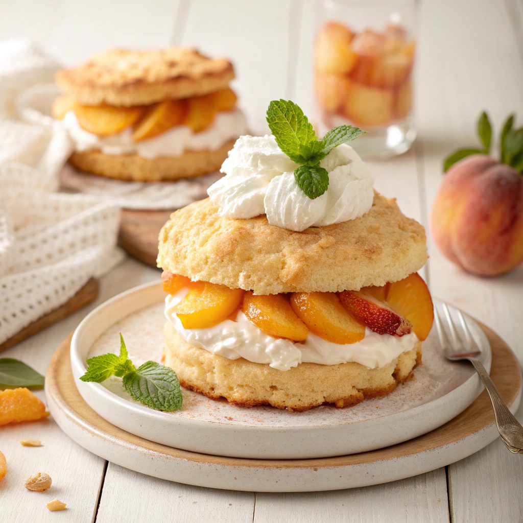 5-Ingredient Peach Shortcake Recipe: Easy, Fresh & Delicious